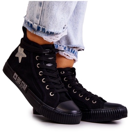 Klassiske høje sneakers Big Star JJ274380 Sort