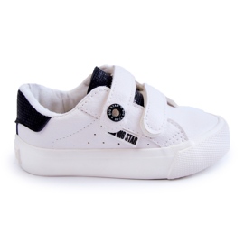 Børnesneakers med velcro Big Star JJ374108 Hvid-Sort