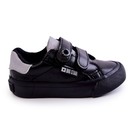 Børnesneakers med velcro Big Star JJ374110 Sort-Grå