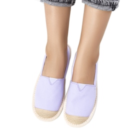 Tanner lilla espadriller til kvinder violet