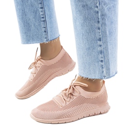 Pink Bertens sneakers lyserød