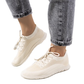 Bertens beige sportssneakers