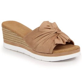 Wedge hjemmesko Potocki W WOL71B beige