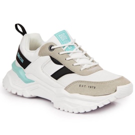 Hvide sportssko sneakers Big Star W JJ274A412 flerfarvet