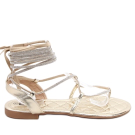 Sandaler med bundet Abasi Gold gylden
