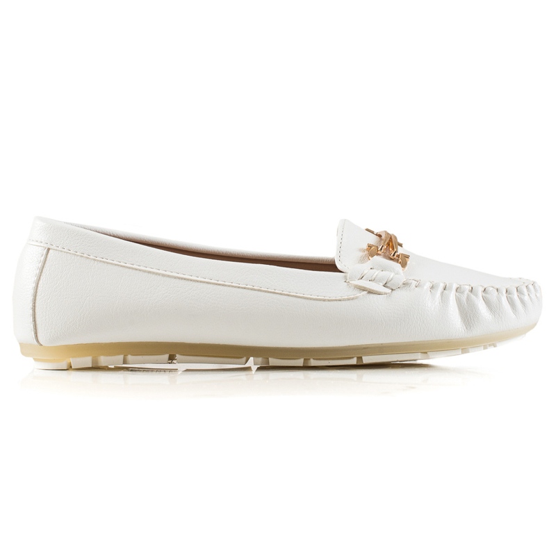 TRENDI Hvide loafers - KeeShoes
