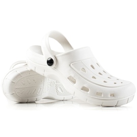 TRENDI Lyse hvide flip-flops