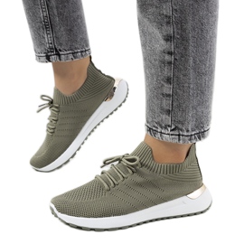 Green Ellice sportssneakers khaki grøn