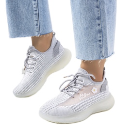 Grå sportssneakers til kvinder Molema
