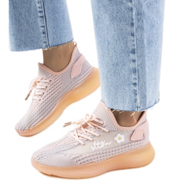 Pink Molema sportssneakers til kvinder lyserød grå