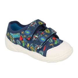 Befado Senisówówka Senisówka 907p155 Navy Blue Slippers blå