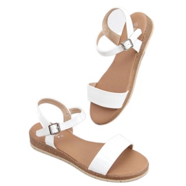 Mervat White damesandaler hvid