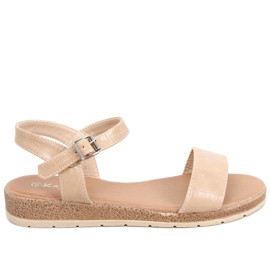 Mervat Beige sandaler til kvinder