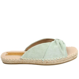 Teit grønne espadriller