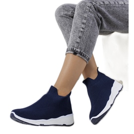 Roes marineblå ankelsneakers