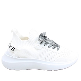 Otino White sokker sportssko hvid