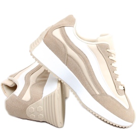 Zuri Khaki trænere beige