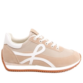 Coby Khaki trænere beige