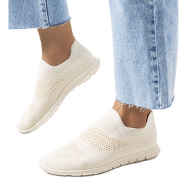 Santen beige sportssneakers