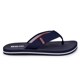 Herre flip-flops Big Star JJ174518 Marineblå