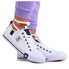 Klassiske lave sneakers Big Star JJ274255 Hvid