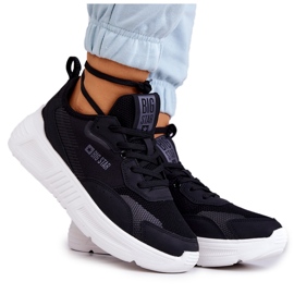 Moderigtige sneakers sportssko Big Star JJ274598 Sort