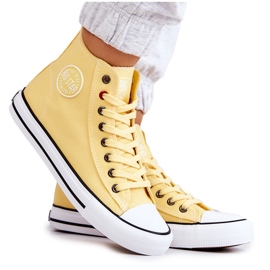 Høje sneakers til kvinder Big Star JJ274207 Gul
