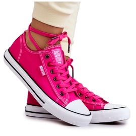 Lave sneakers til kvinder Big Star JJ274A005 Fuchsia lyserød