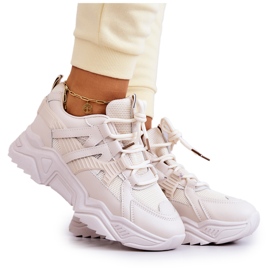 Dame sportssko Sneakers Beige Daren