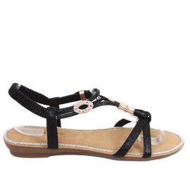 Clevon Black damesandaler sort