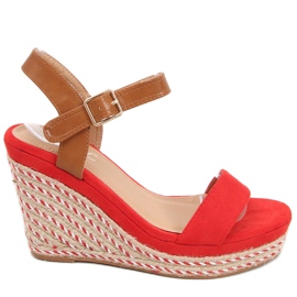 Kilesandaler Zahia Red rød
