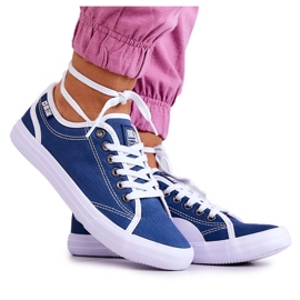 Damesneakers Big Star W274834 Marineblå