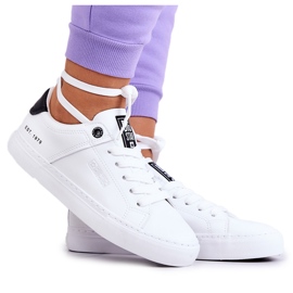 Lædersneakers Big Star JJ274211 Hvid og Sort