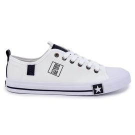 Lave sneakers til mænd Big Star JJ174137 Hvid