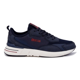 Herre sportssko Memory Foam Big Star JJ174293 Marineblå