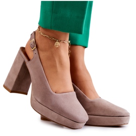 Ruskindspumper Maciejka 05441-10 Beige