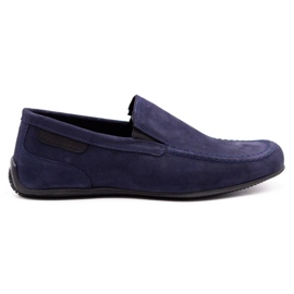 Polbut Herre loafers 2105 marineblå