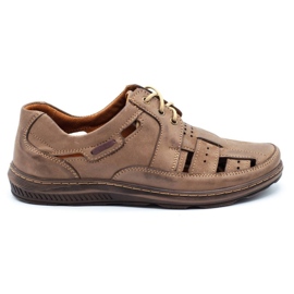 KENT Herresommersko openwork 600 brun