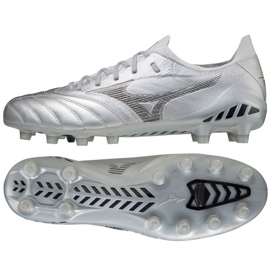 Mizuno Morelia Neo Iii ß Elite Md M P1GA219103 fodboldstøvler grå sølv