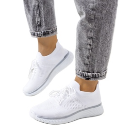 Michaels hvide sportssneakers