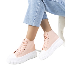 Merit pink damesneakers lyserød