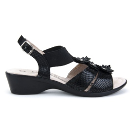 Filippo DS062 / 18 Bk sorte sandaler