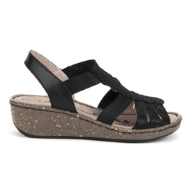 Filippo DS056 / 18 Bk Sorte sandaler