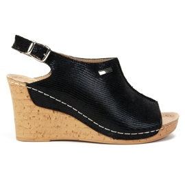 Filippo DS784 / 19 Bk Sorte sandaler