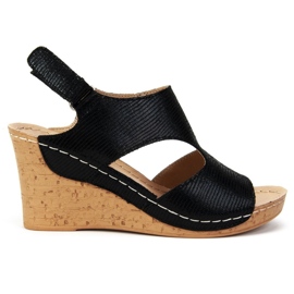 Filippo DS785 / 19 Bk Sorte sandaler