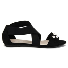 Filippo DS779 / 19 Bk sorte sandaler