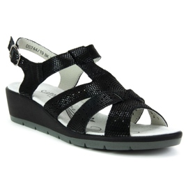 Lædersandaler Filippo DS744 / 19 Bk sorte