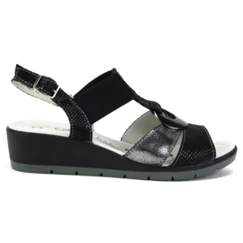 Filippo DS745 / 19 Bk Sorte sandaler