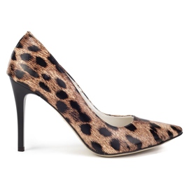 Filippo 2160 Panther Pumps beige brun flerfarvet