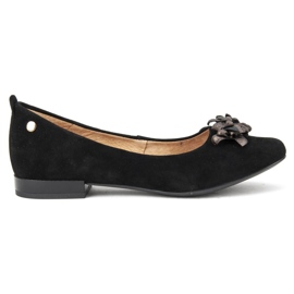 Filippo 03552-62 / 00-5 ballerinaer Sort plus kobber